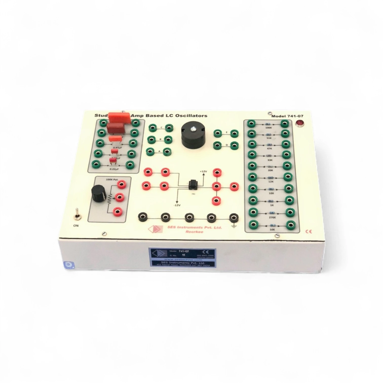 Study of OP AMP based LC Oscillat Oscillators (741-07)