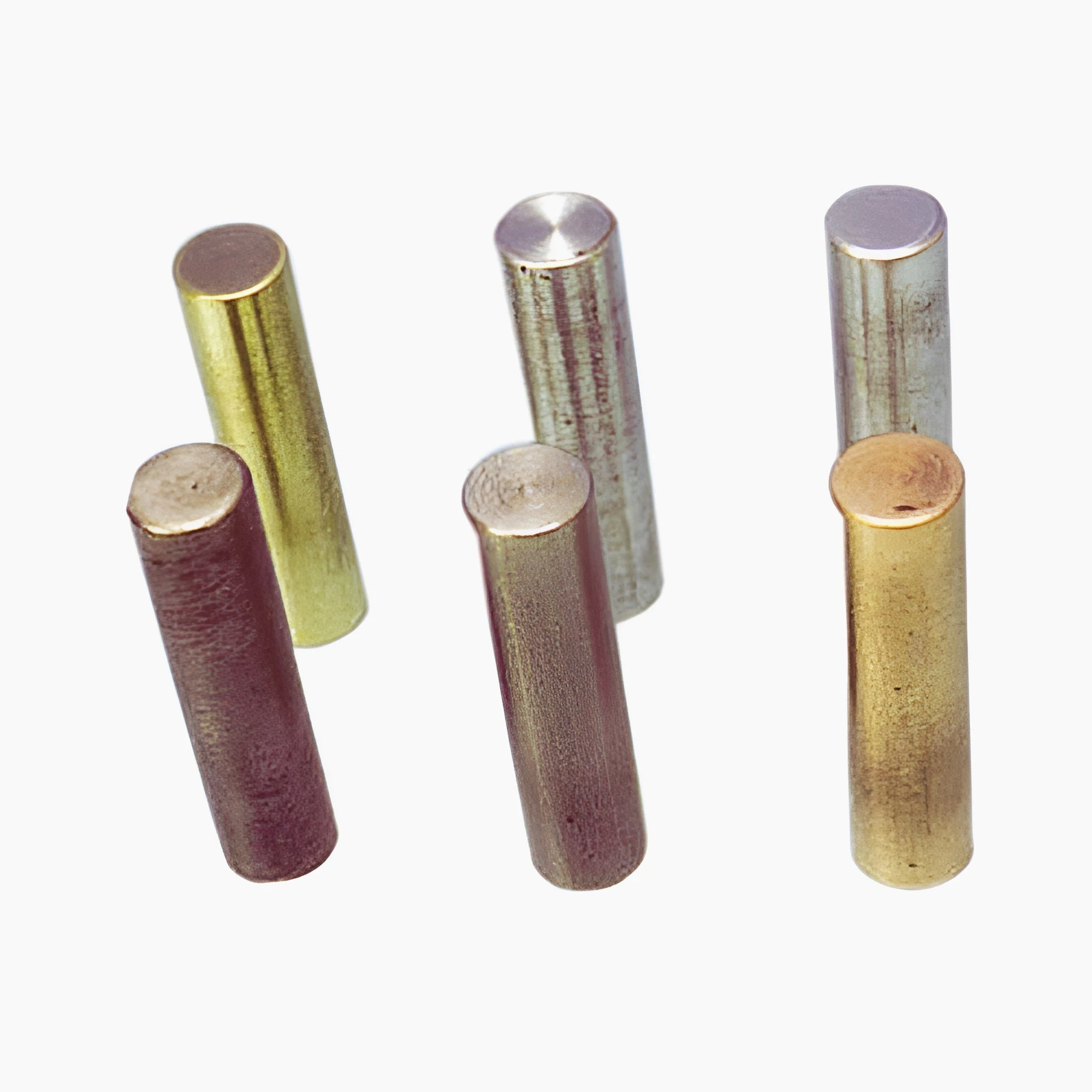 Metallic Cylinders (Set of 6)