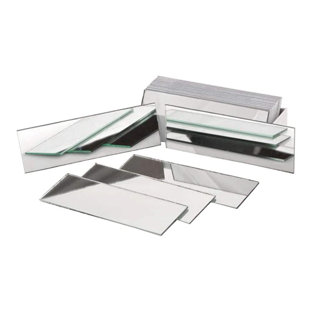 Plane Mirror Strips | Optics Physics Lab Reflection Mirrors | Pack of 7pcs