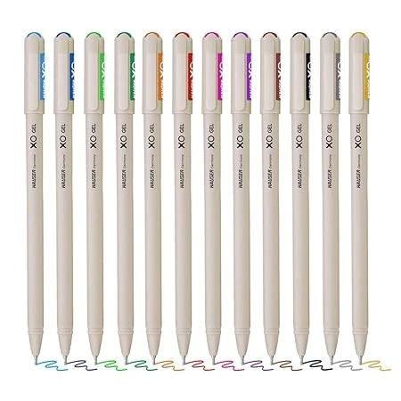 Multicolor Gel Pen with Hard Box Case | Sleek Body & Minimalisti