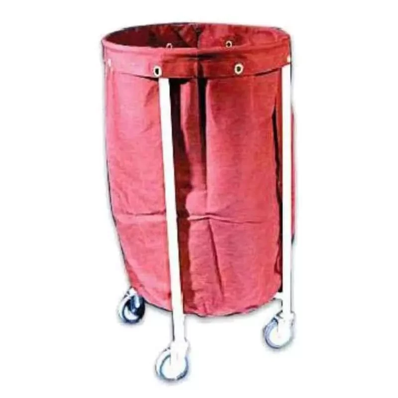Solid Linen Trolley With Canvas Bag