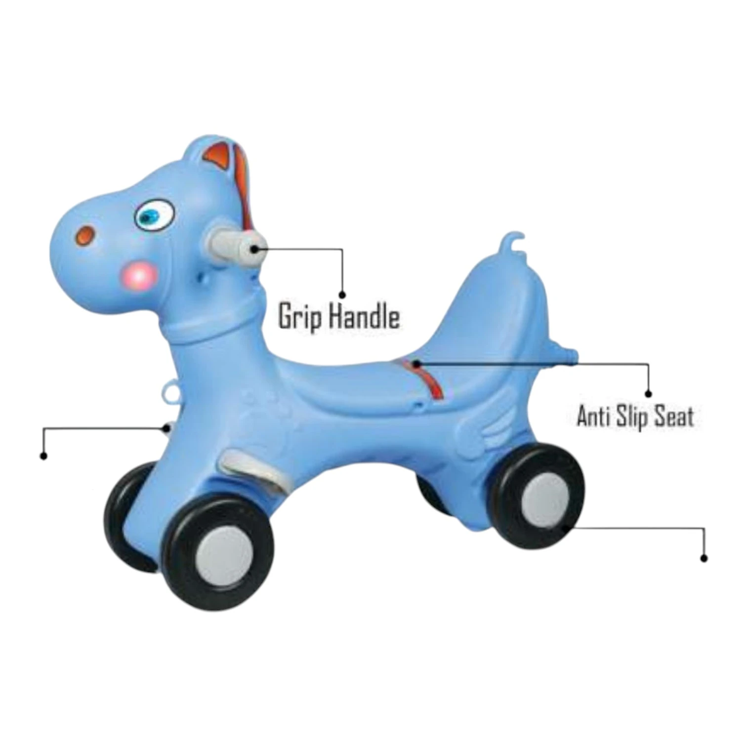 Steed Push-N-Scoot Rider 6705
