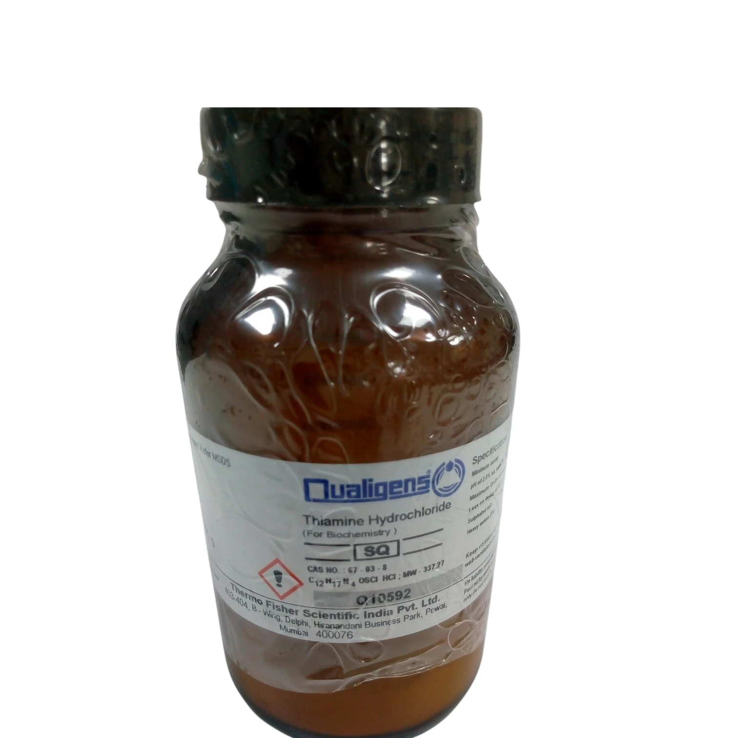 Thiamine Hydrochloride Biochemistry [C₁₂H₁₇ClN₄OS · HCl]