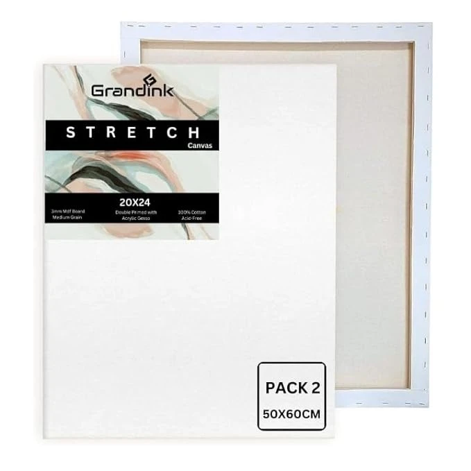 20×24 Inches Stretched Canvas for Painting (Set-2)