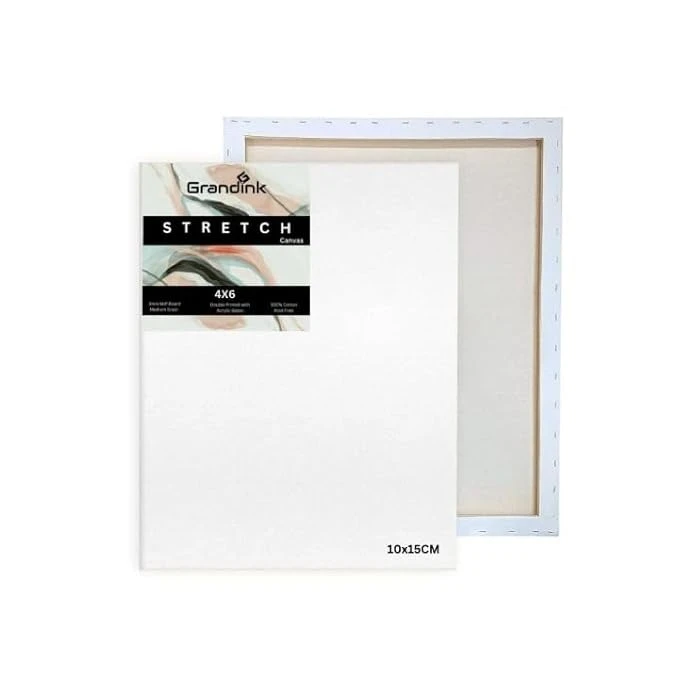 4X6 Inches Stretched Canvas for Painting (Set-4)
