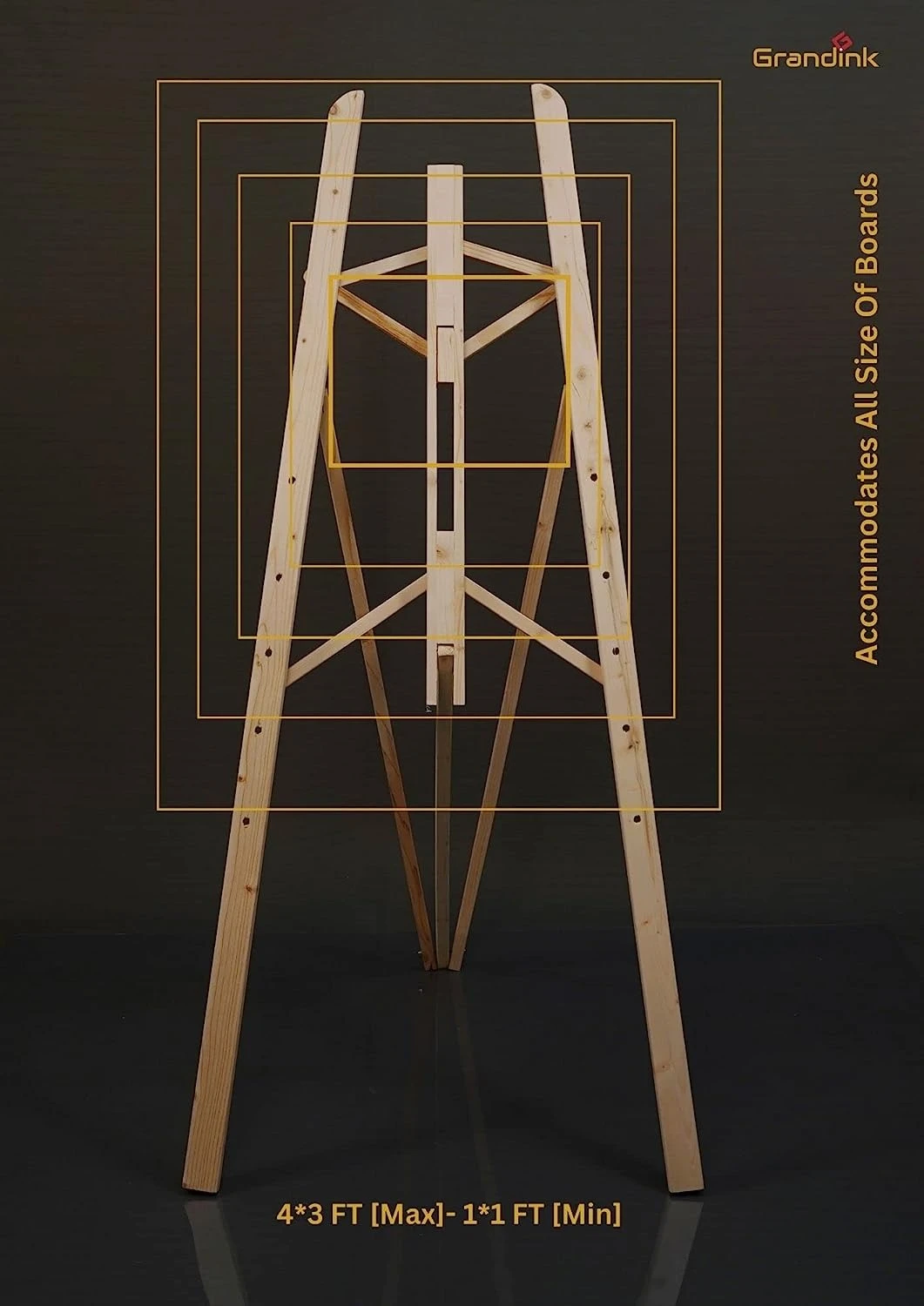 Wooden Easel Folding Stan...