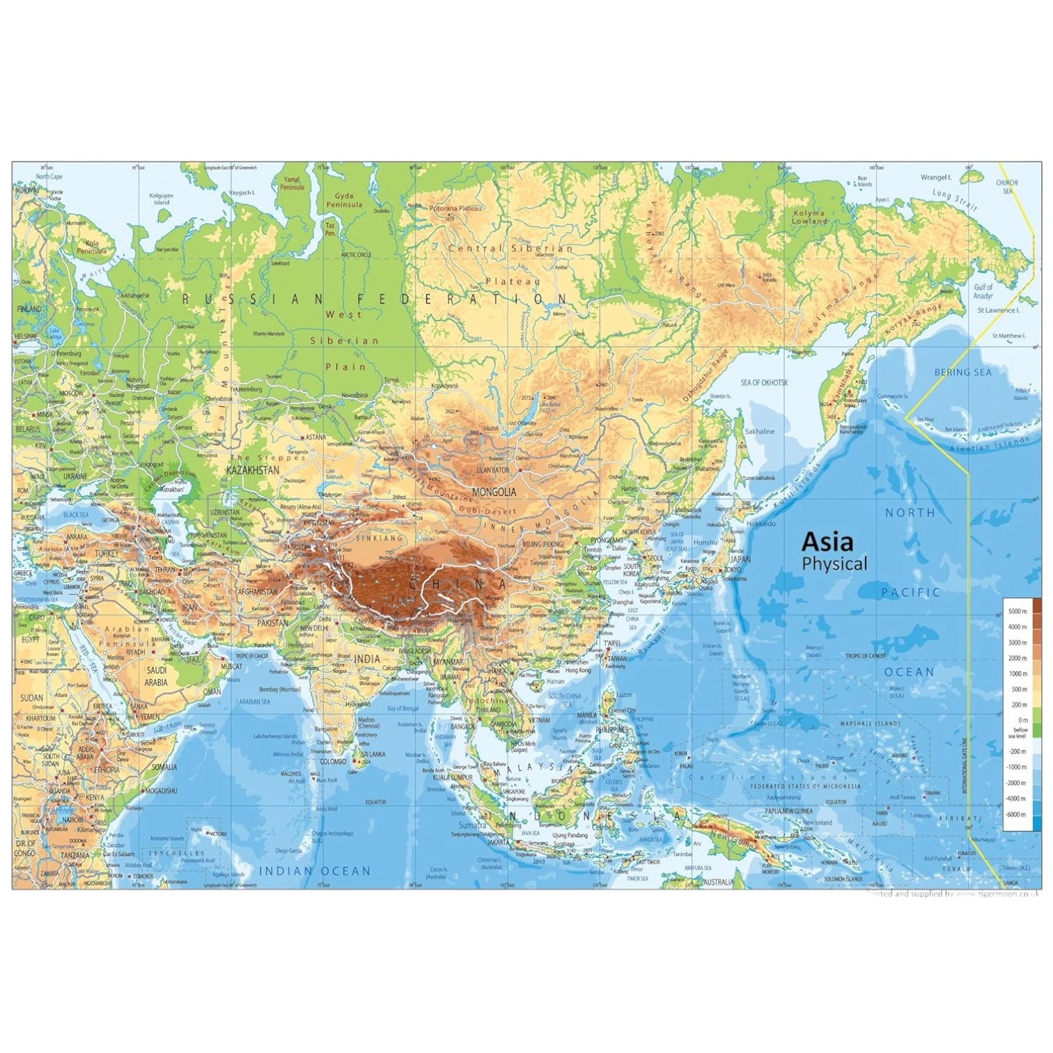 Maps of Asia