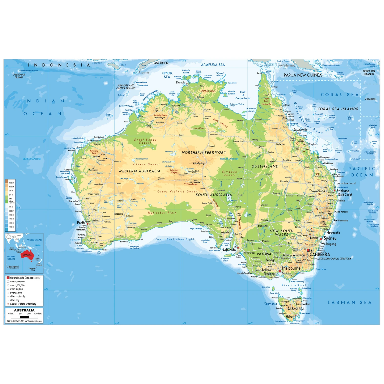 Maps of Australia