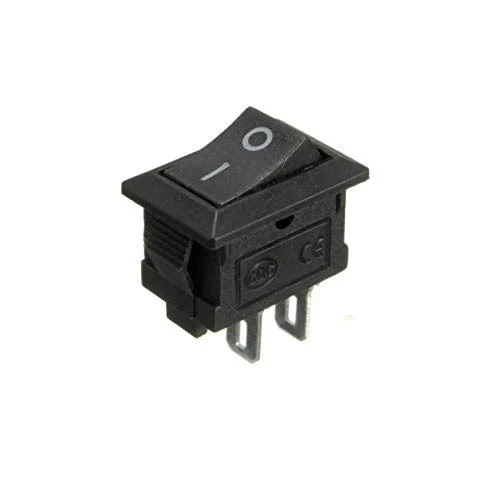 Mini 2 Pin SPST On/Off Switch | Small Toggle Switch for Electronics | Pack of 10